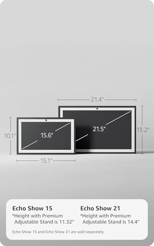 Smart Display Hub 21 Inch Full HD with Fire TV Alexa