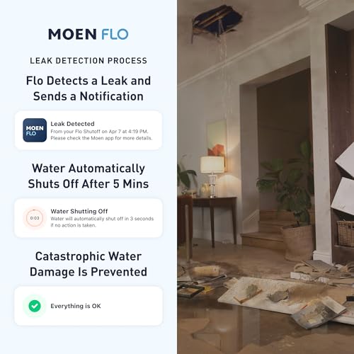 Moen Flo Smart Water Monitor and Automatic Shutoff Sensor