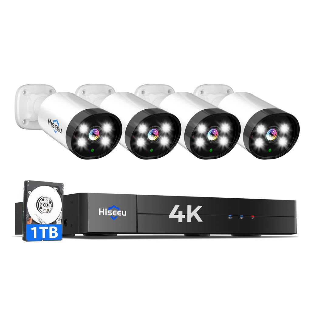 hiseeu 8mp Security Camera System