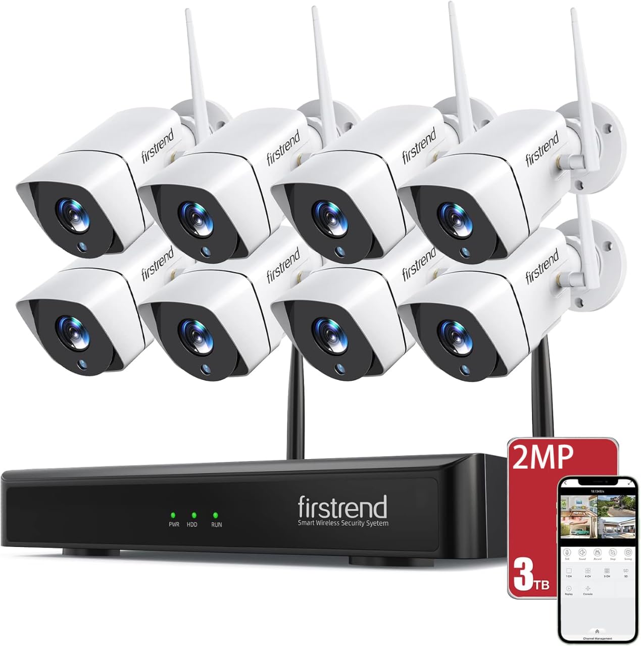 WiFi Wireless Security Camera System