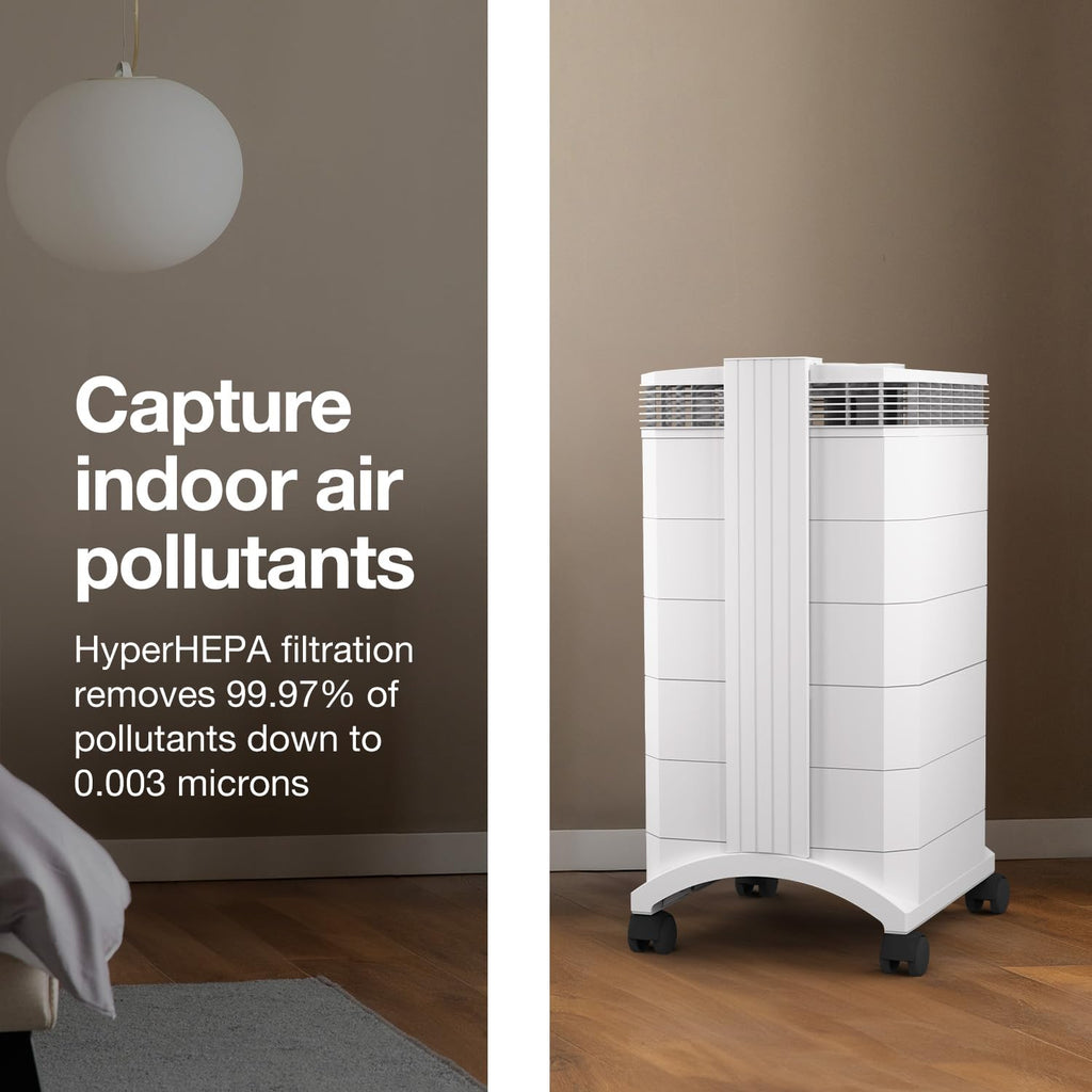 Smart Air Purifier with HyperHEPA Filtration for Large Rooms