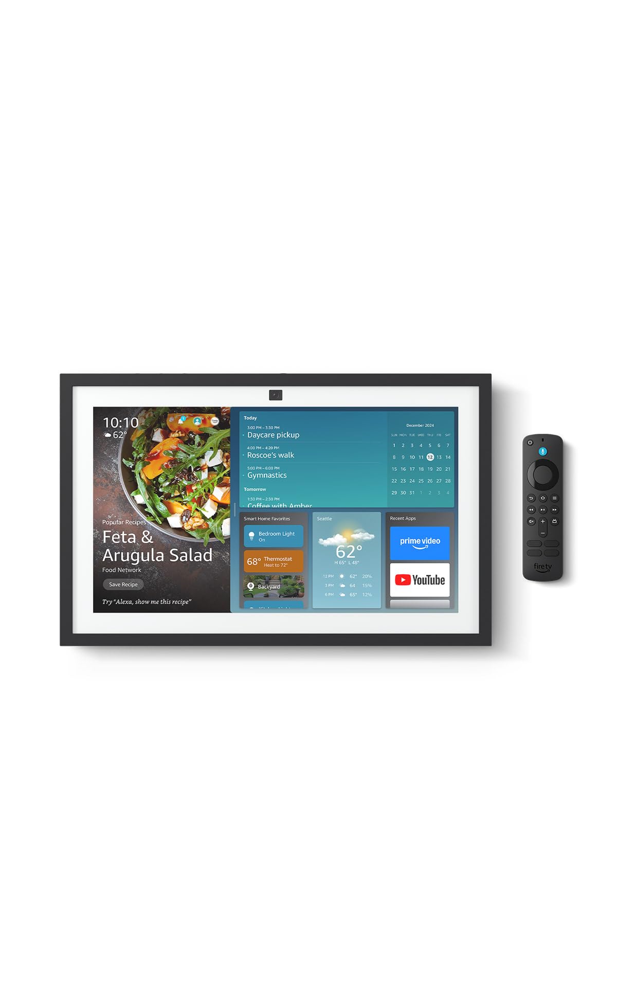 Smart Display Hub 15.6 Inch Full HD with Fire TV Alexa Compatibility