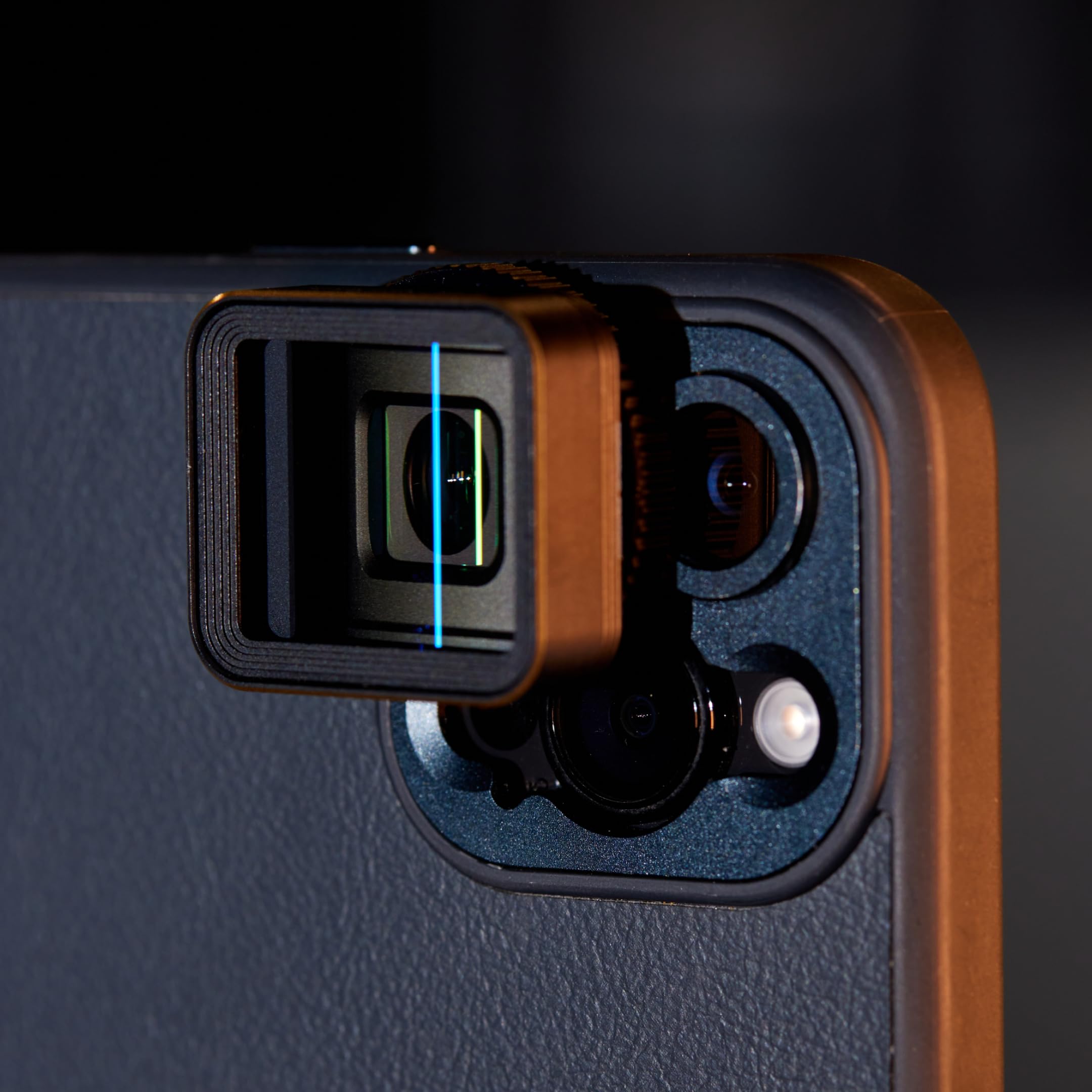 Smartphone Macro Lens with Fluorite Optics and Filter Support