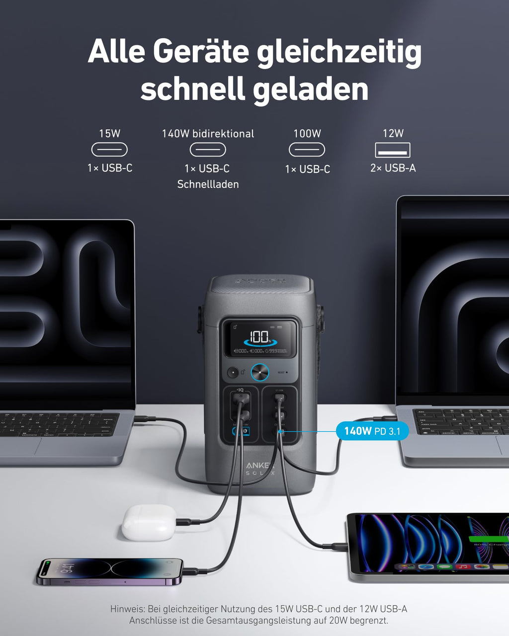 Anker SOLIX C200 DC Power Bank Station