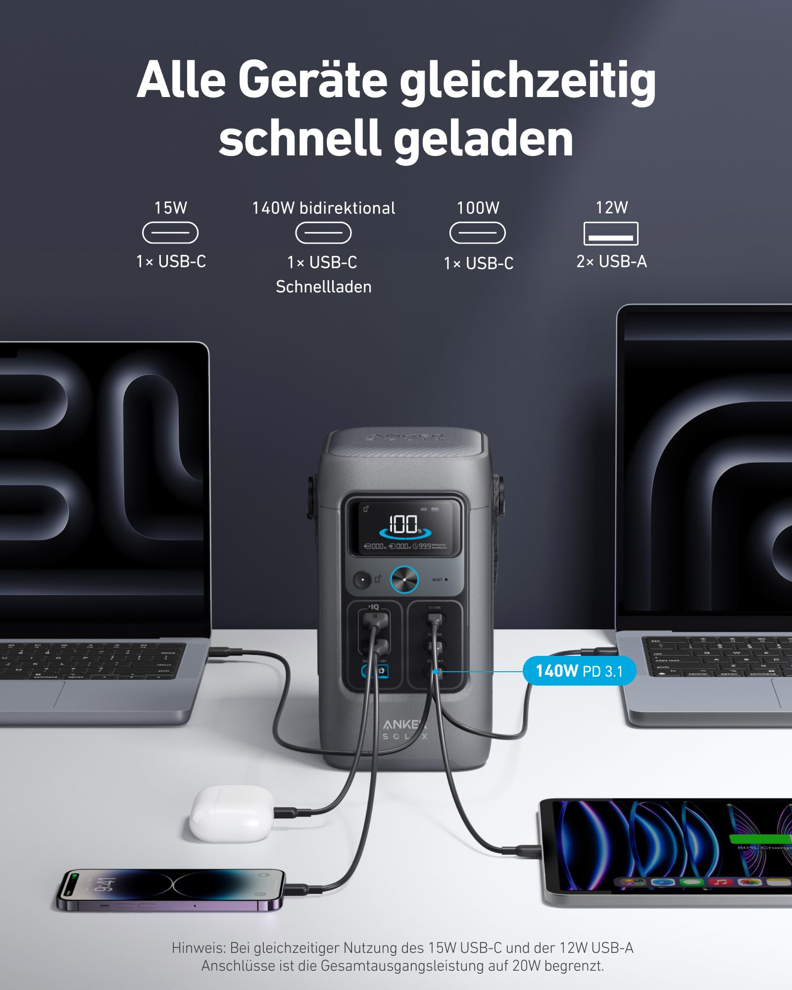 Anker SOLIX C200 DC Power Bank Station