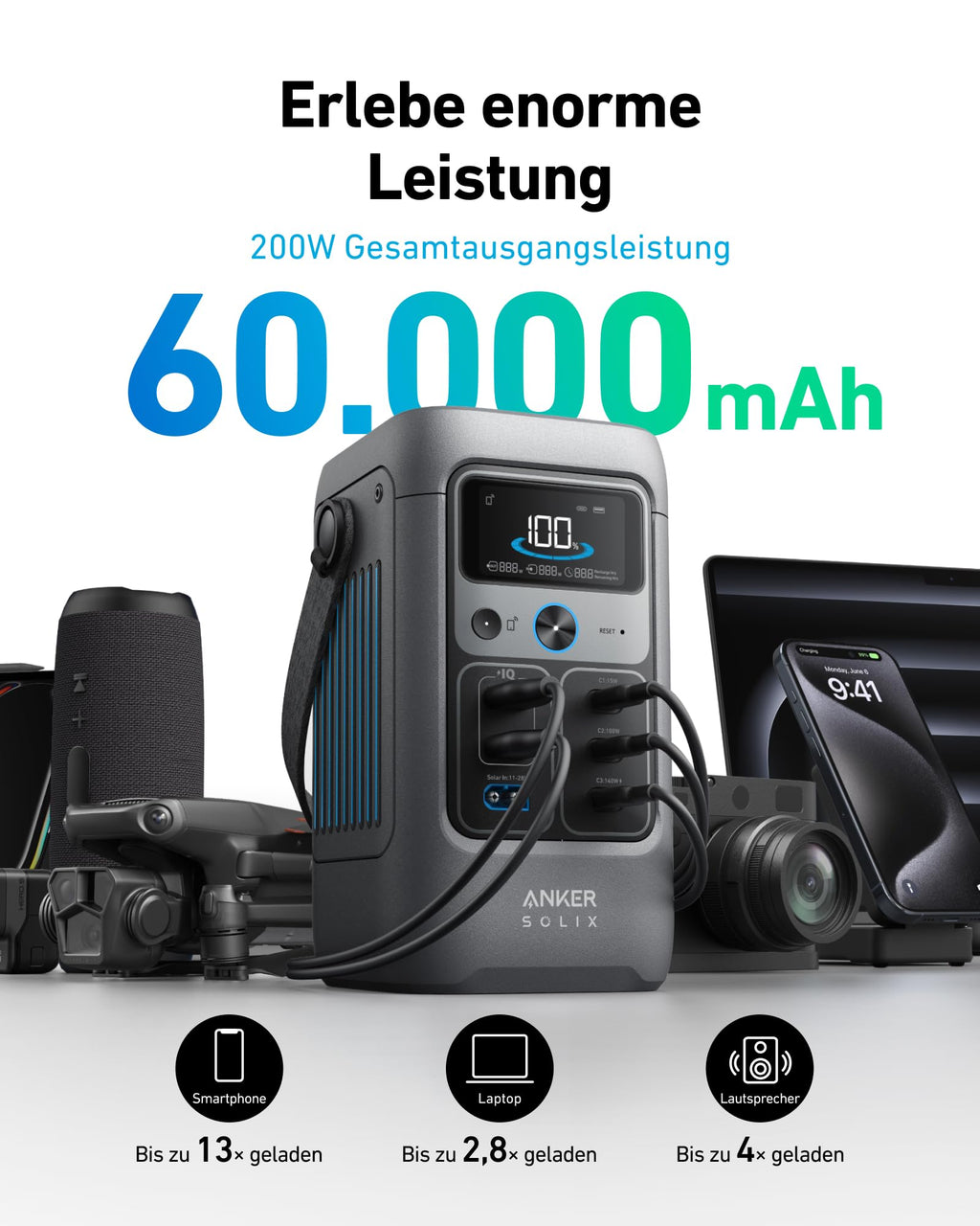 Anker SOLIX C200 DC Power Bank Station