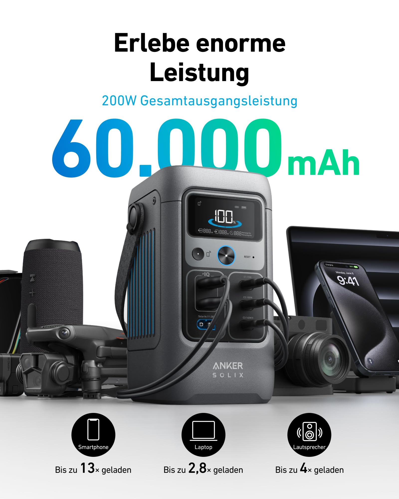 Anker SOLIX C200 DC Power Bank Station