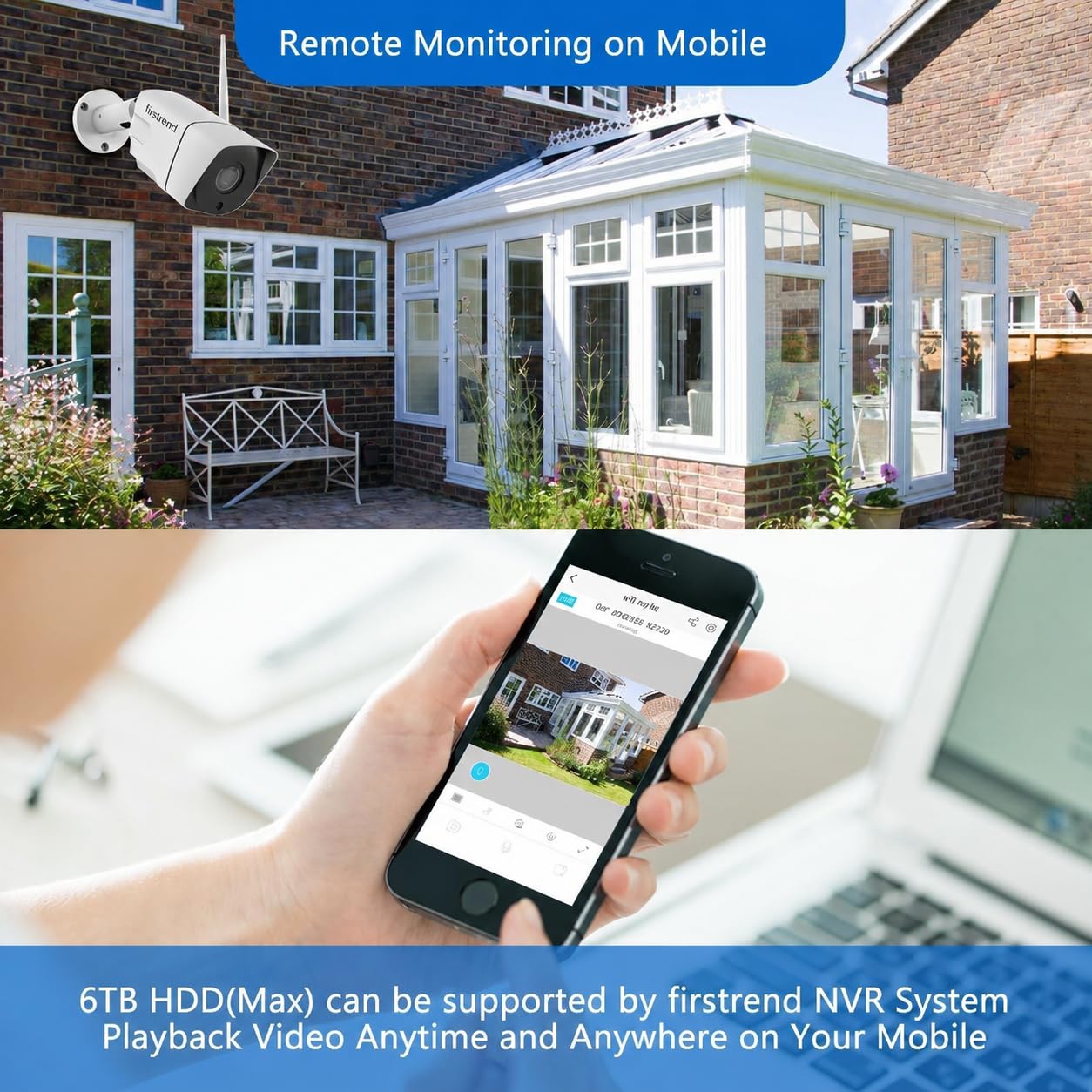 WiFi Wireless Security Camera System