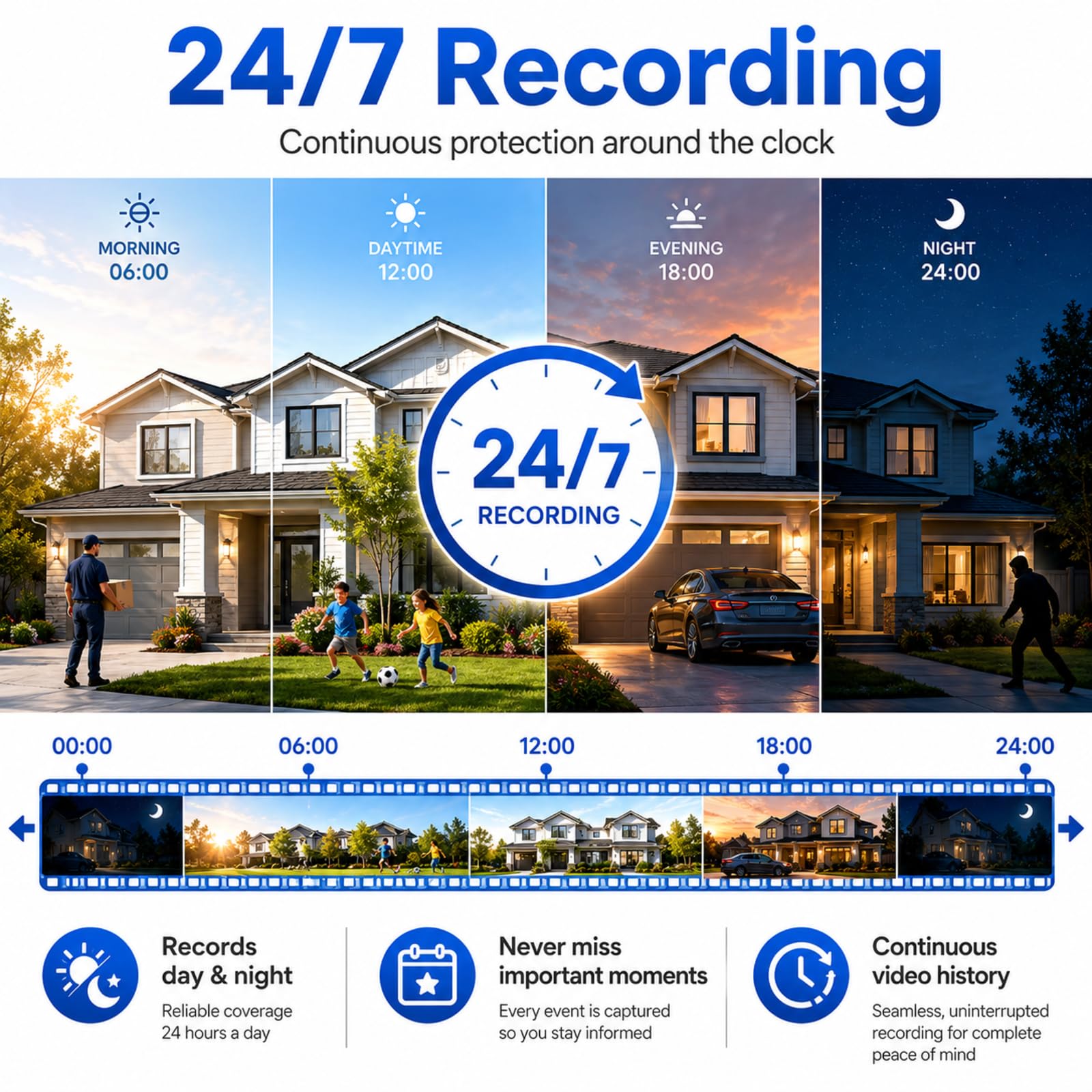 WiFi Wireless Security Camera System