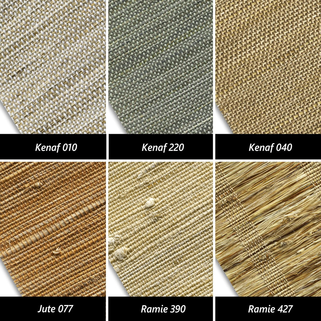 SmartWings Motorized Natural Woven Wood Roman Shades, Customized